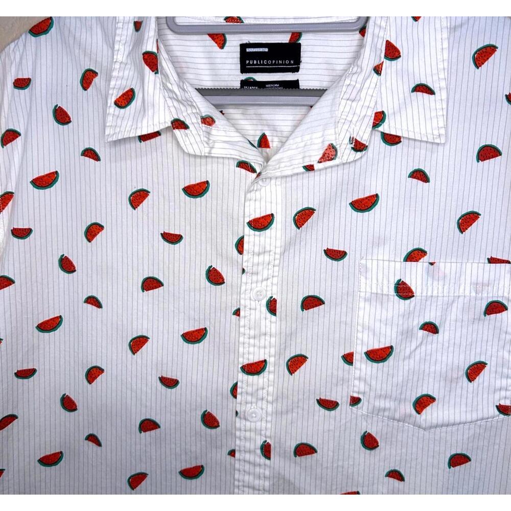XXL Watermelon Print Shirt by Public Opinion size